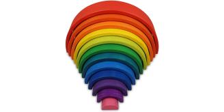 25x 11pcs Semi Circle Rainbow Set