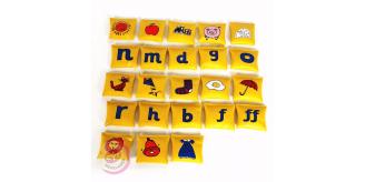 10 Sets of Phase 3 Phonic Bean Bag Educational Games And Learning Nursery Activity