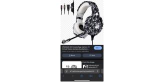 Onikuma K5 Gaming Headset With Microphone Pc Gamer 3.5mm Stereo Headphones