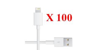 100 x Fits iPhone 6 7 8 X XS XR 11 12 13 14 Pro iPad Fast Charger Charging Cable Lead