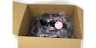 Job Lot of 25 x Sunglasses in Translucent Rose ex Chain Store (Model 145J)
