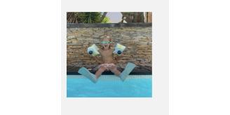 Monty the monster buddy float bands 