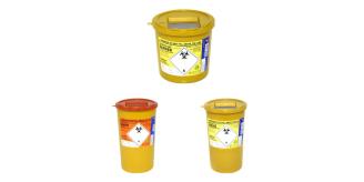 One Off Joblot of 38 Mixed Sharpsguard Eco Waste Containers - 2.5 & 5