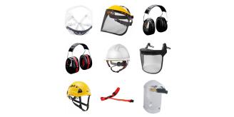 One Off Joblot of 286 Mixed Work Safety Headgear - Helmets, Defenders, Etc.