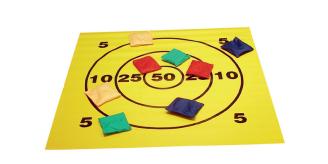15x Target Toss 100cmx100cm Dexterity Improve Family And Friends Game