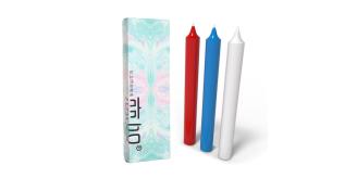 10 Boxes-Sensual Low Temperature Candle Set, Red White Blue for Romantic Couples Play 3pcs Per Box|GCSM042|UK SELLER