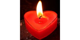 20pcs-Red Heart Sensual Low Temperature Candle Set for Romantic Couples Play|GCSM043|UK SELLER