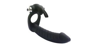 10pcs-Double Fun Rabbit Vibrator Triple Function Cock Ring 6 Inch Realistic Dildo|GCAP202|UK SELLER