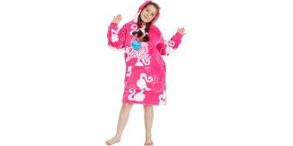 Barbie Kids 7-13 Years Lounge Oversized Hoody Joblot