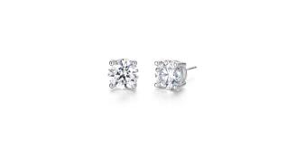 10 Pairs - S925 Sterling Silver Moissanite Salitaire 0.5 carat 5mm Stud Earrings|GCJSE145|UK SELLER