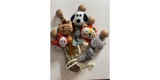50 Assorted Animal Dummy Clips 