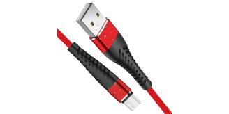 HeavyDuty Braided USB-A to TYPE-C Charging Cable Black/Red/Silver/Blue 20CM/1M (Pack of 100)