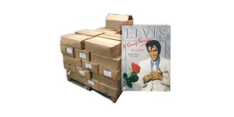 One Off Pallet of 596 Elvis A King Forever Book By Robert Gibson