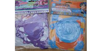 210 x Kids Happy Birthday Banners. Nickelodeon Enchantimals / Rusty rivets RRP £873.90