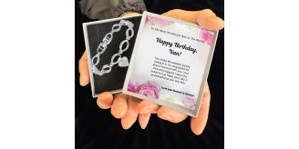 10 Sets-Infinity Bracelet for Nan with Birhday Messsage-Gold and Silver|GSVB061-Nan-Birthday MSG|UK SELLER