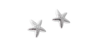 10pcs-Sterling Silver Starfish Stud Earrings Solid S925 Hallmark|GCJSE061|UK SELLER
