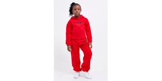 Wholesale Job Lot of 10 Kokovee Red Hoodie & Jogger Velvet-Lined Set