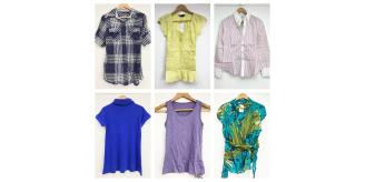 One Off Job Lot of 49 Ladies Debranded Tops - Mixed Designs!