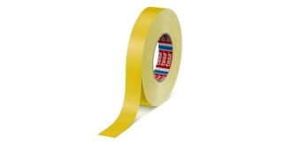 One Off Job Lot of 36 Tesa Yellow Premium Cloth Tape Rolls (25mm x 50m)