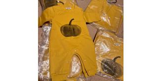 Pumpkin/Halloween Baby Romper, in 2 colours, mixed sizes, 45pcs total