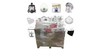 Pallet of 181 Mixed Branded Respiratory PPE & Face Mask Packs