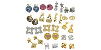 32pcs-Initial inspired High-end Design Luxury Style Earrings S925 Sterling Silver Post 18K Plating-2pcs Each Desgin|GCJE-Inspired Earrings|UK SELLER