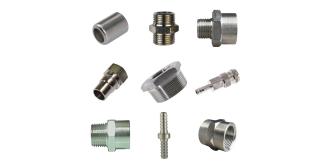 One Off Job Lot of 136 Mixed Pneumatic & Fluid Connectors, Fittings & Adaptors