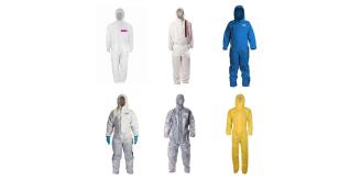 One Off Job Lot of 272 Mixed Disposable Chemical Coveralls & Protective Suits