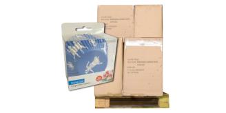 Pallet of 2,196 Packs of 60 Eddingtons Greek Design Large Cupcake Cases