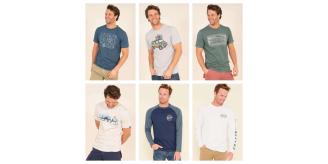 Wholesale Job Lot of 25 Men's Brakeburn Mixed T-Shirts - Great Variety!