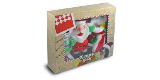 Xmas Tales box, Fun interactive Dog chew/plush toy set, Make holiday season memories Small, Medium, Large Breeds (Puppy/Small)