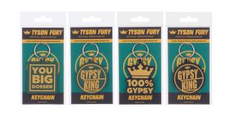 Tyson Fury “Gypsy King” Keychains – Wholesale Box of 288 (RRP £1.99 Each)