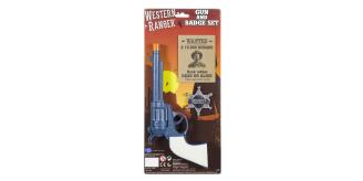 9” / 23 cm Western Ranger Gun & Badge Set – Wholesale Box of 144 (RRP £5.99 Each)