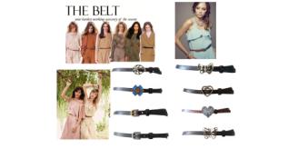 80 Designer Leather Belts with 80 Interchangeable Mini Buckles