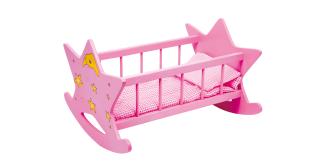 Wooden Doll's Bed Cradle Pram Chair Assorted Joblot for Resale 11pc