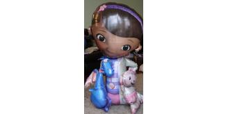 88 x Doc McStuffins Giant Air walker Foil Balloon Disney 46" TALL Helium or Air RRP £1187.12
