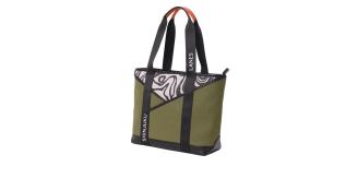 Designer Canvas Tote Bag - Khaki Green