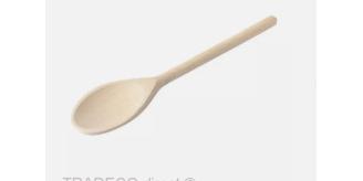 Packs of 6 Beechwood Kitchen wooden Spoons 