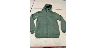 220x Mens Plain Fleece Zip Up Zipper Hoodie Brown - ALL SIZES - JOB LOT WHOLESALE