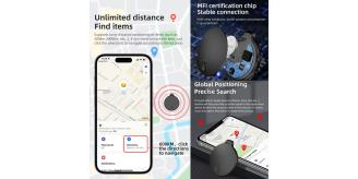 20pcs-Global Positioning Bluetooth Tracker, Keys Finder, Item Locator for Pets, Bags and More, Compatible with Apple Find My (iOS)-Mixed|GCBT020-20pcs