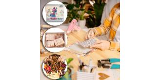 One Off Joblot of 26,506 Mixed Craft Stock - Paper, Glitter, Glue & Much More!