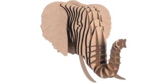 DIY Cardboard Safari Animals - 3D Wall Art