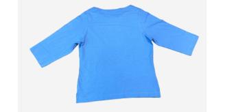 Ladies ¾ Sleeve Fashion T-Shirt Light Blue