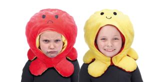 20"/50cm Reversible Octopus Hat – 6 Assorted Designs | Case of 24 | Wholesale Plush Hat