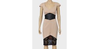 Another Label by Elise Ryan Lace Hem Dress