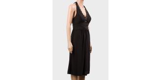 Beaded Halter Neck Cleavage Dress by Avon