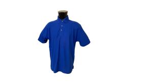 Henbury Mens Short Sleeve Polo Shirts - Royal Blue sizes L to 3XL