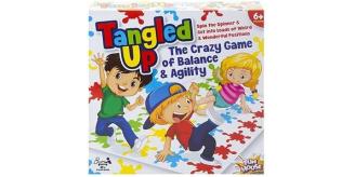 Tangled Up Large Floor Mat Game with Spinner and Mat - Twister Style - Clearance !!