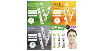 100pcs-BIOAQUA Refreshing Hydration Revitalising Deep Cleansing Clay Facial Mask Set-Mixed|GCMK001-Cleanse Mask-100pcs|UK SELLER
