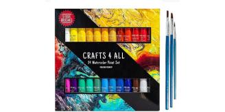 24 Colour Crafts 4 All Water colour Paints sets 
